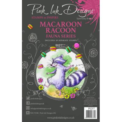 Pink Ink Designs Stempel - Macaroon Racoon
