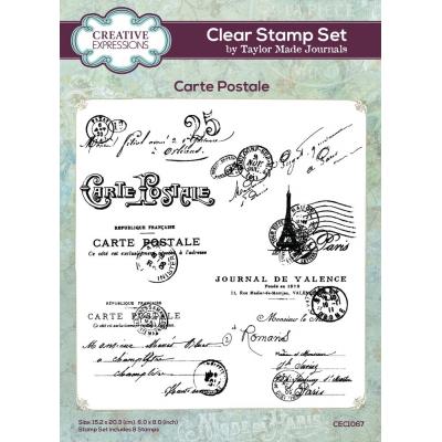 Creative Expressions Taylor Made Journals Stempel - Carte Postale