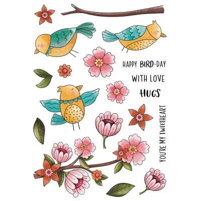 Creative Expressions Jane's Doodles Stempel - Birdsong Blooms