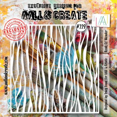 Aall and Create Stencil - Reeds Of Wonder