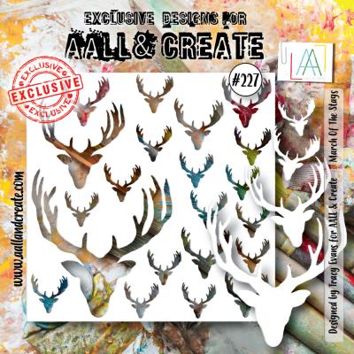 Aall and Create Stencil - March Of The Stags