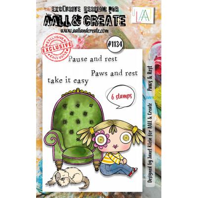 Aall and Create Stempel - Paws & Rest
