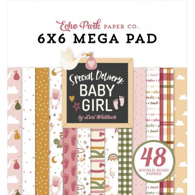 Echo Park Special Delivery: Baby Girl - Cardmakers Mega Pad