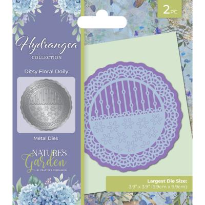 Crafter's Companion Nature's Garden Hydrangea - Ditsy Floral Doily