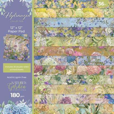 Crafter's Companion Nature's Garden Hydrangea - Paper Pad
