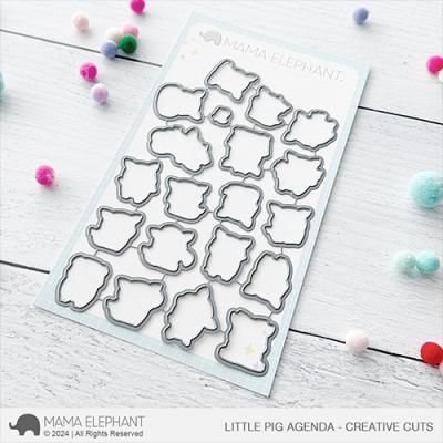 Mama Elephant Creative Cuts - Little Pig Agenda