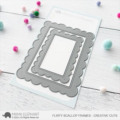 Mama Elephant Creative Cuts - Flirty Scallop Frames