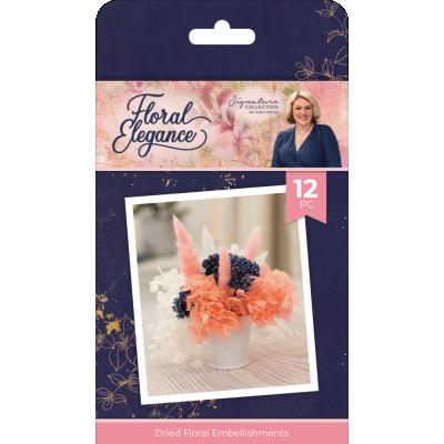 Crafter's Companion Floral Elegance Embellishments Dried Florals