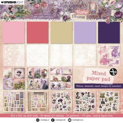 StudioLight Jenine's Mindful Art Victorian Dreams - Mixed Paper Pad