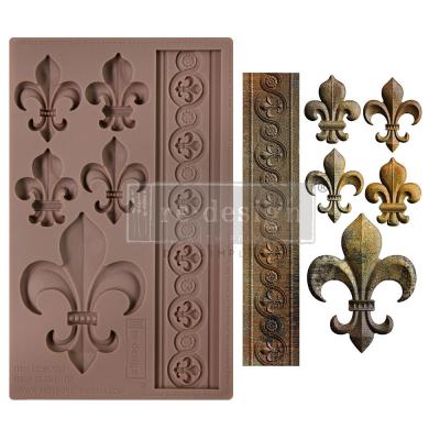 Prima Marketing Re-Design Mould - Fleur De Lis En Or