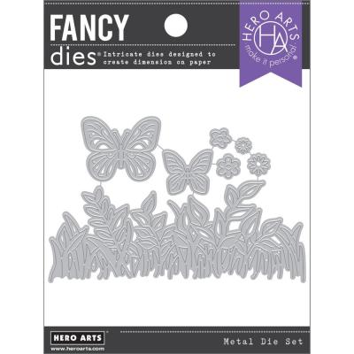 Hero Arts Fancy Dies - Butterfly Foliage