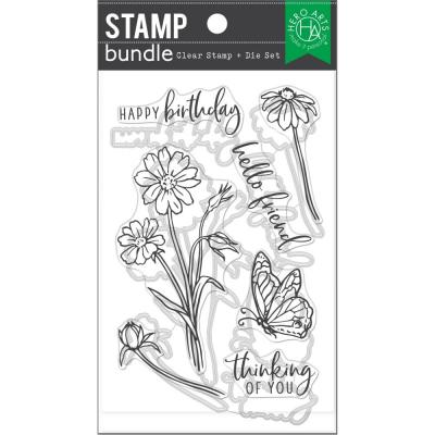 Hero Arts Stamp & Die - Wild Flowers
