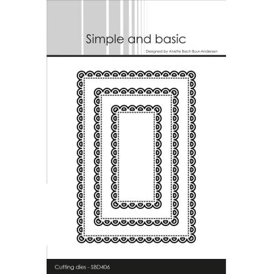 Simple and Basic Cutting Dies - Lace Edge A7