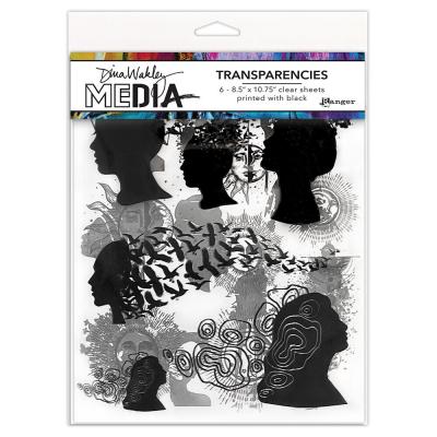 Ranger Dina Wakley MEdia Transparencies - Focals Set 1
