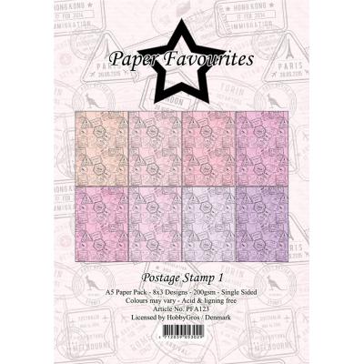 Paper Favourites Paper Pack - Postage Stamp 1