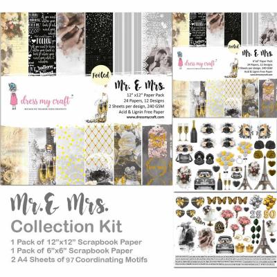 Dress My Craft Mr. & Mrs - Collection Kit