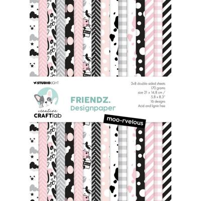 StudioLight Creative Craftlab Paper Pad - Friendz: Moo-Rvelous