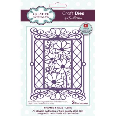 Creative Expressions Sue Wilson Craft Die - Frames & Tags Lena