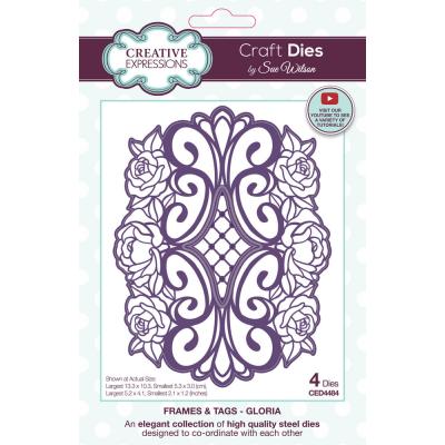 Creative Expressions Sue Wilson Craft Die - Frames & Tags Gloria