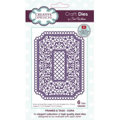 Creative Expressions Sue Wilson Craft Die - Frames & Tags Cora