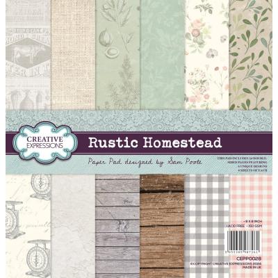 Creative Expressions Sam Poole Paper Pad - Rustic Homestead