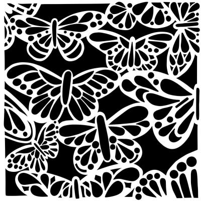 The Crafter's Workshop Stencil - Butterfly Bounty