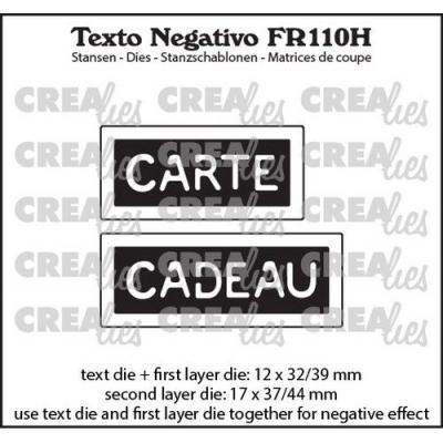 Crealies Cutting Dies - Carte Cadeau (FR)