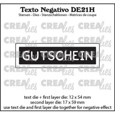 Crealies Cutting Deutsch Dies - Gutschein