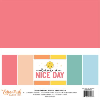Echo Park Have a Nice Day - Coordinating Solids