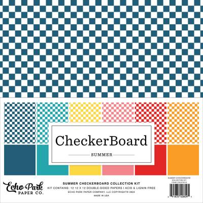Echo Park Collection Kit - Summer Checkerboard