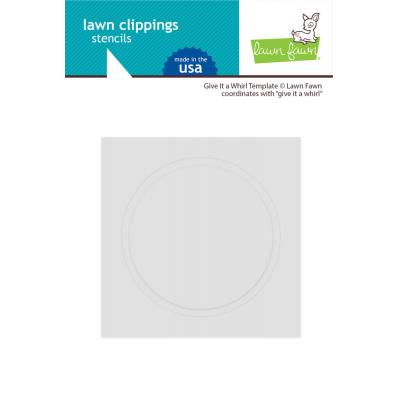 Lawn Fawn Stencil - Give it a Whirl - Template