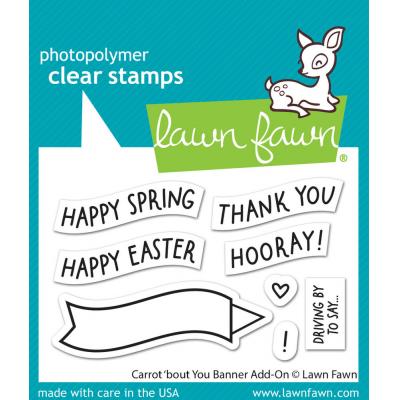 Lawn Fawn Stempel - Carrot 'bout You Banner Add-On