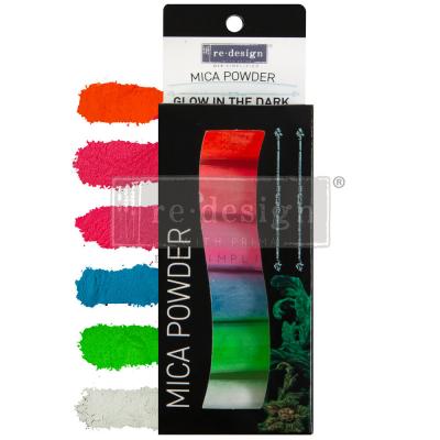 Re-Design with Prima Mica Powder Set - Glow In The Dark