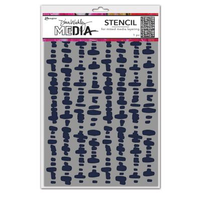 Ranger Dina Wakley Media Stencils - Dash Columns