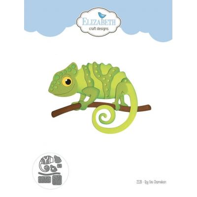 Elizabeth Craft Designs Jungle Party Dies - Spy The Chameleon