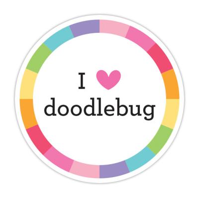 Doodlebug Sticker Doodle - I Love Doodlebug