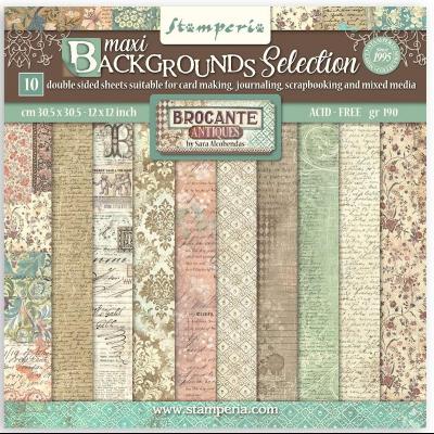 Stamperia Brocante Antiques - Maxi Backgrounds
