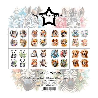 Paper Favourites Paper Pack - Cute Animals