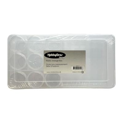 HobbyGros Plastic Storage Box with Cups