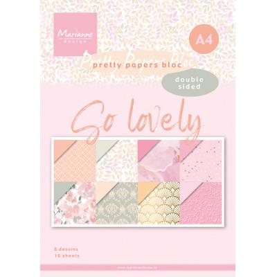 Marianne Design Pretty Papers Block - So Lovely