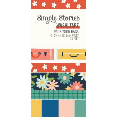 Simple Stories Pack Your Bags - Washi Tape