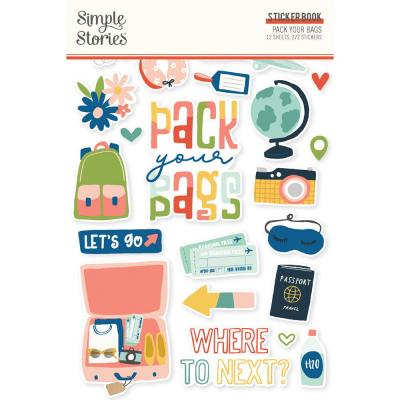 Simple Stories Pack Your Bags - Sticker Book