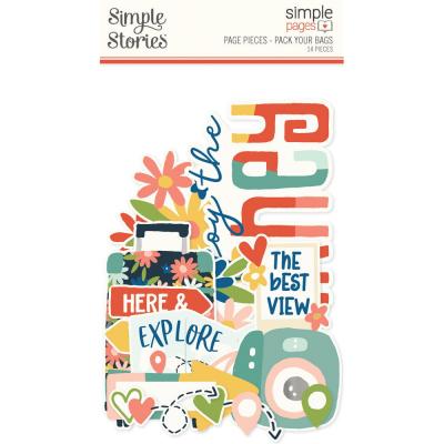 Simple Stories Pack Your Bags - Simple Pages Pieces
