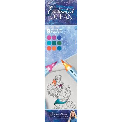 Crafter's Companion Enchanted Ocean - TriColour Aqua Markers
