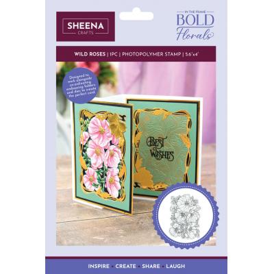 Crafter's Companion Sheena Crafts Stempel - Wild Roses