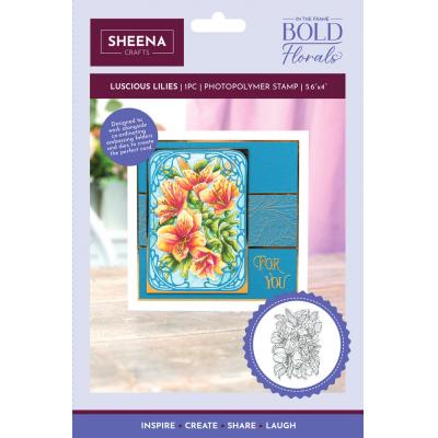 Crafter's Companion Sheena Crafts Stempel - Luscious Lillies