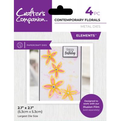 Crafter's Companion Fantasy Film Metal Dies - Contemporary Florals