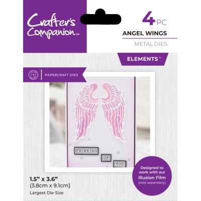 Crafter's Companion Fantasy Film Metal Dies - Angel Wings