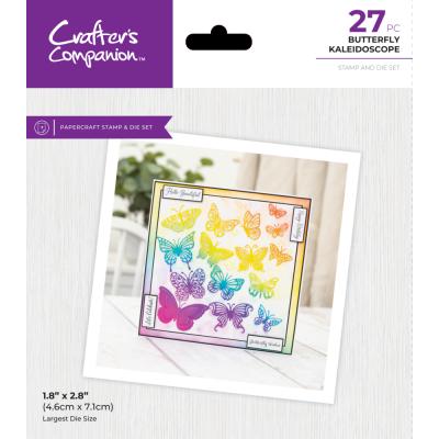 Crafter's Companion Stamp & Die Set - Butterfly Kaleidoscope