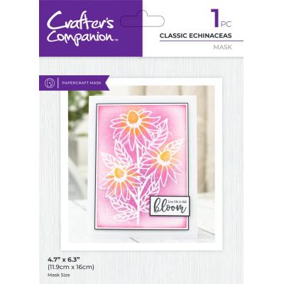Crafter's Companion Stencil Mask - Classic Echinaceas